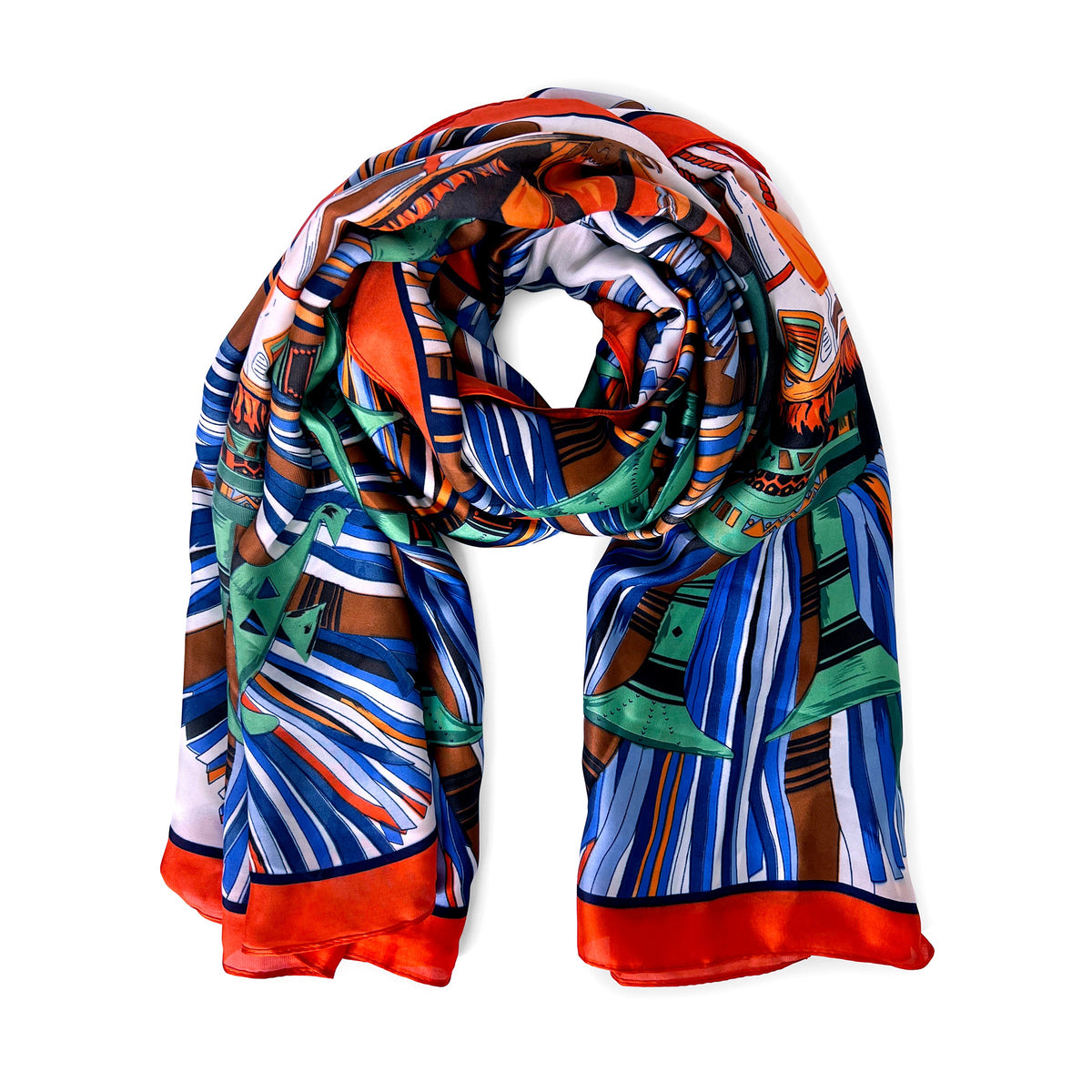 Reversible Colorful Scarf
