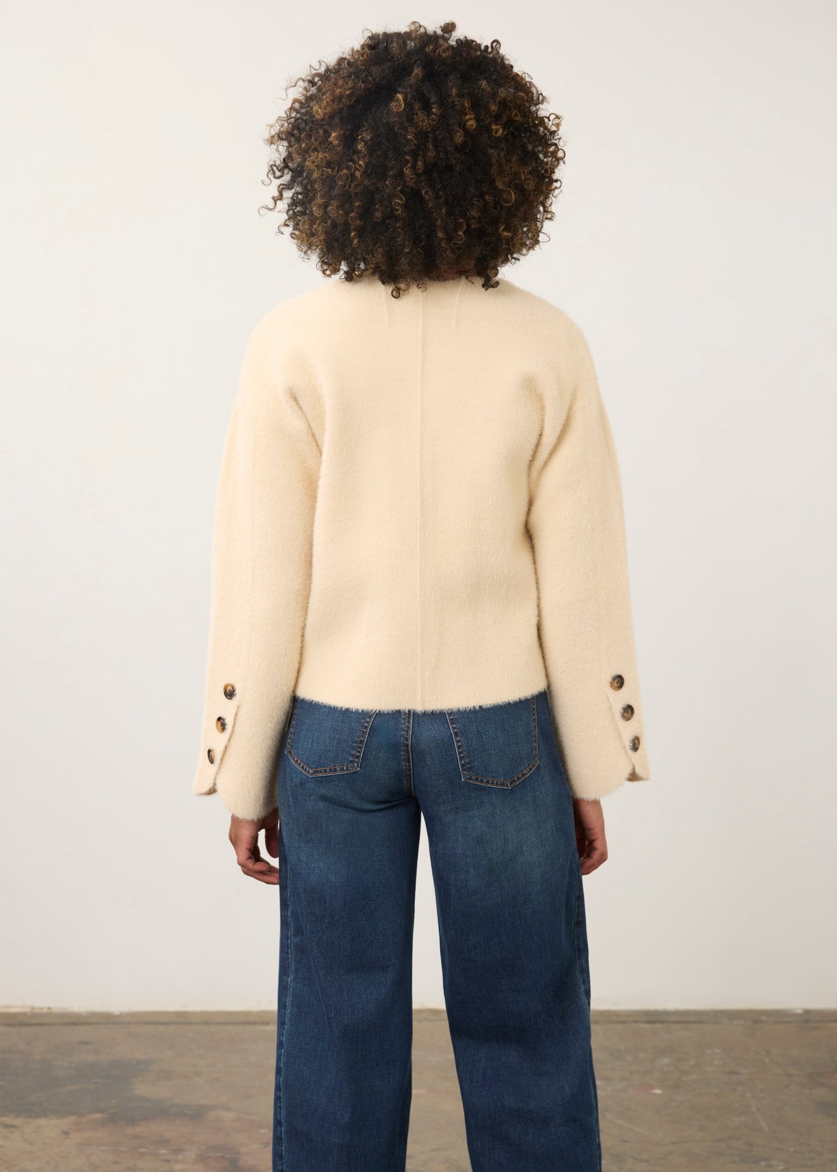 Collarless Jacket