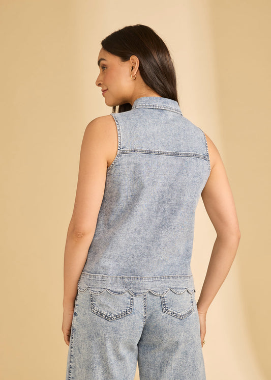 Pale Wash Sleeveless