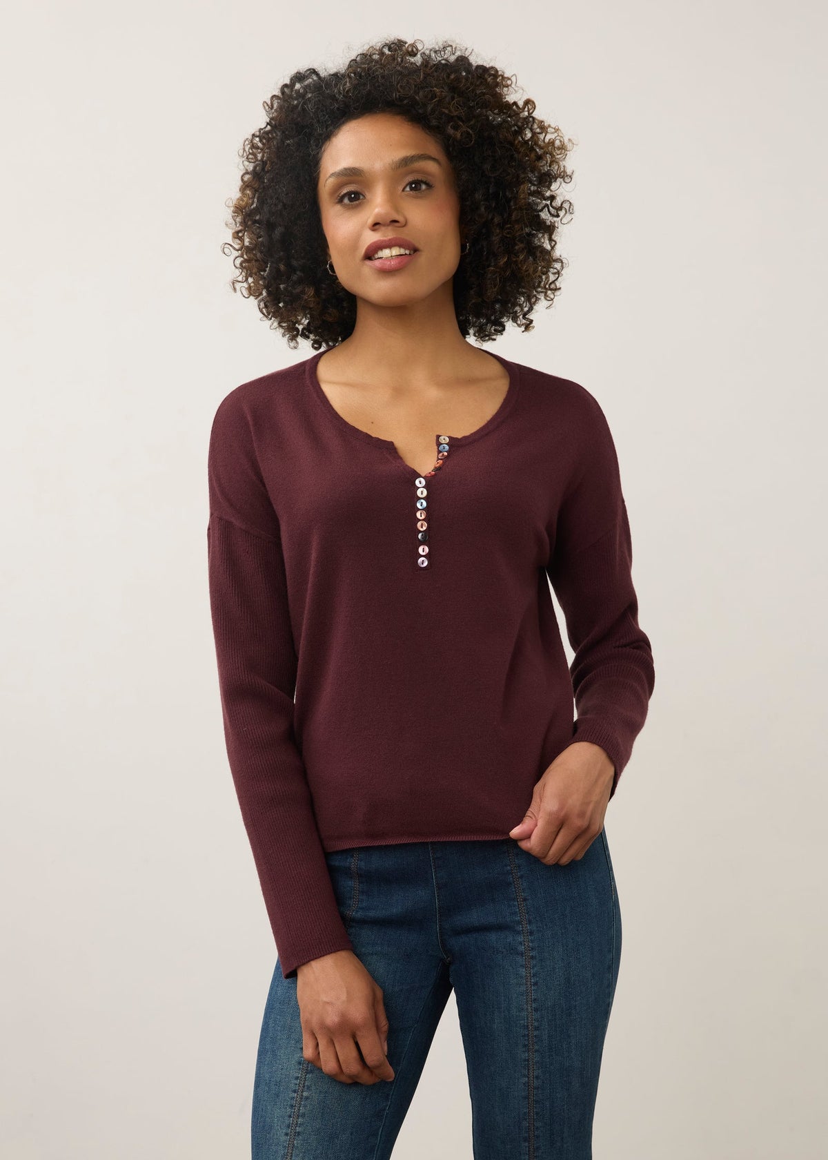 Notch Neck Sweater
