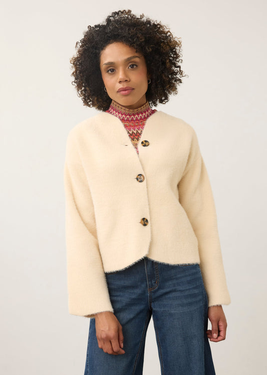 Collarless Jacket