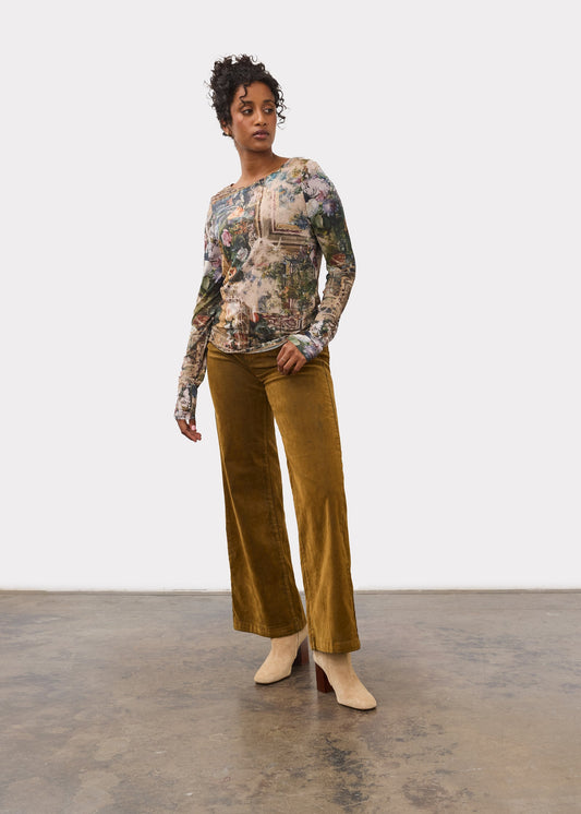 Brass Olivia Wide Leg