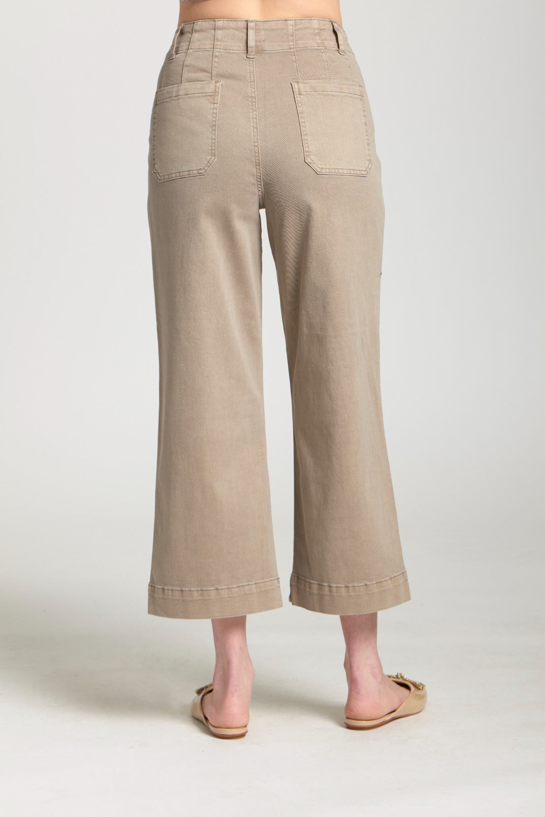 Patch Pocket Wide Leg