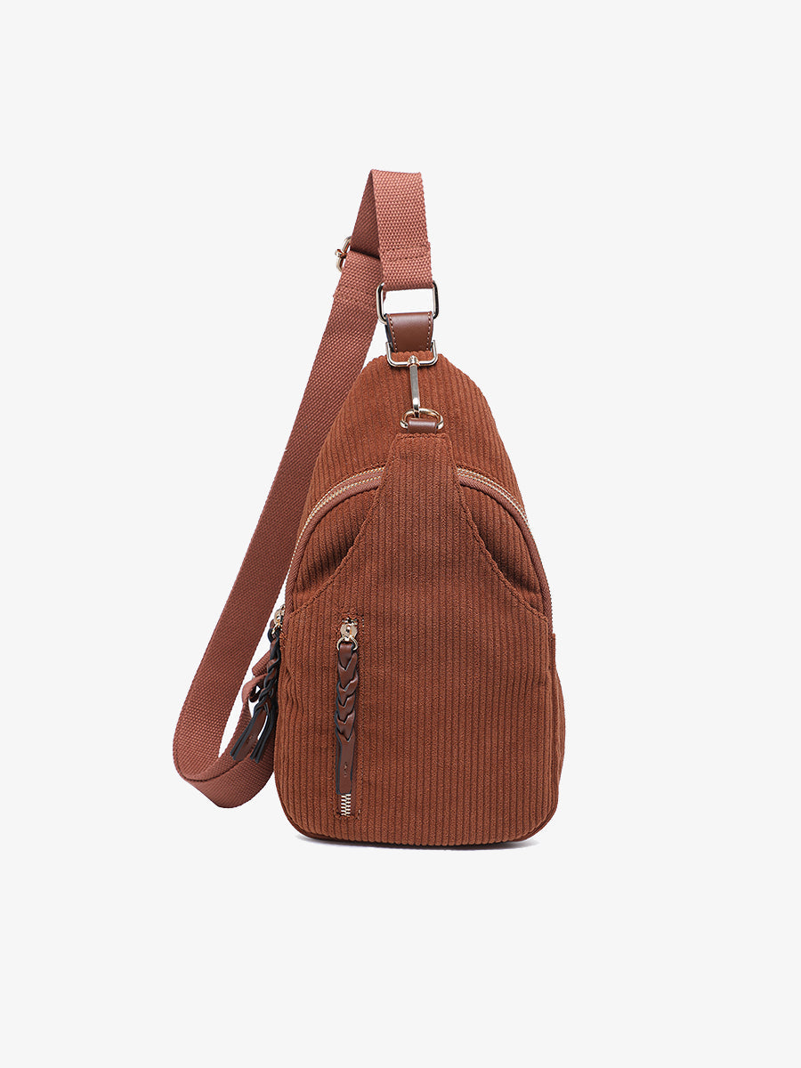 Nikki Corduroy Sling Bag