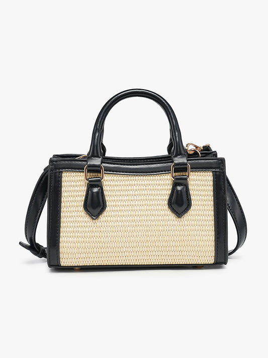Harmony Vegan Straw Crossbody