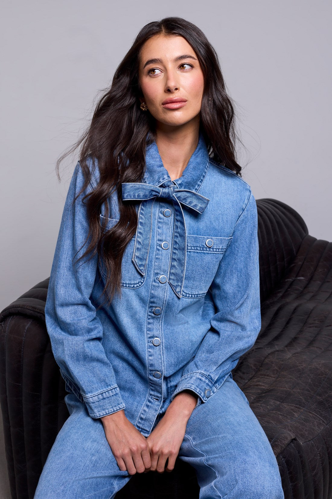 Denim Blouse