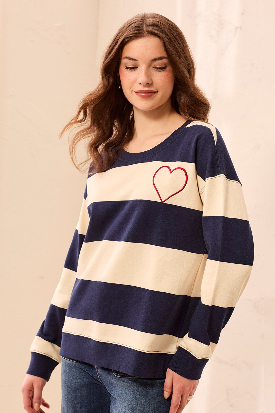 Heart Drop Pullover