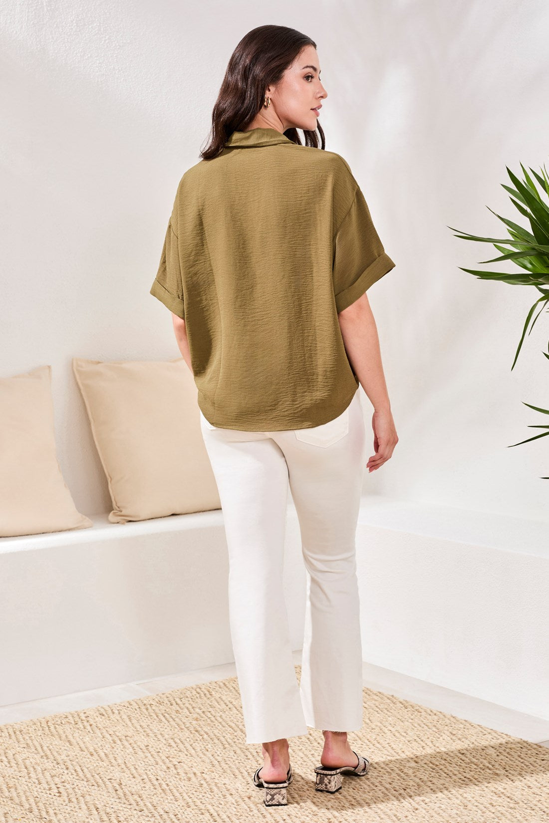 Lapel Collar Top