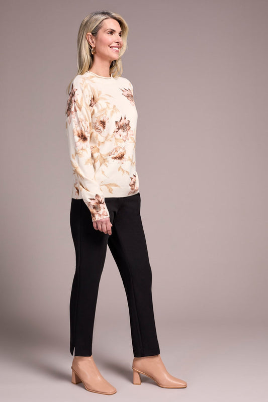 Printed Funnel Neck