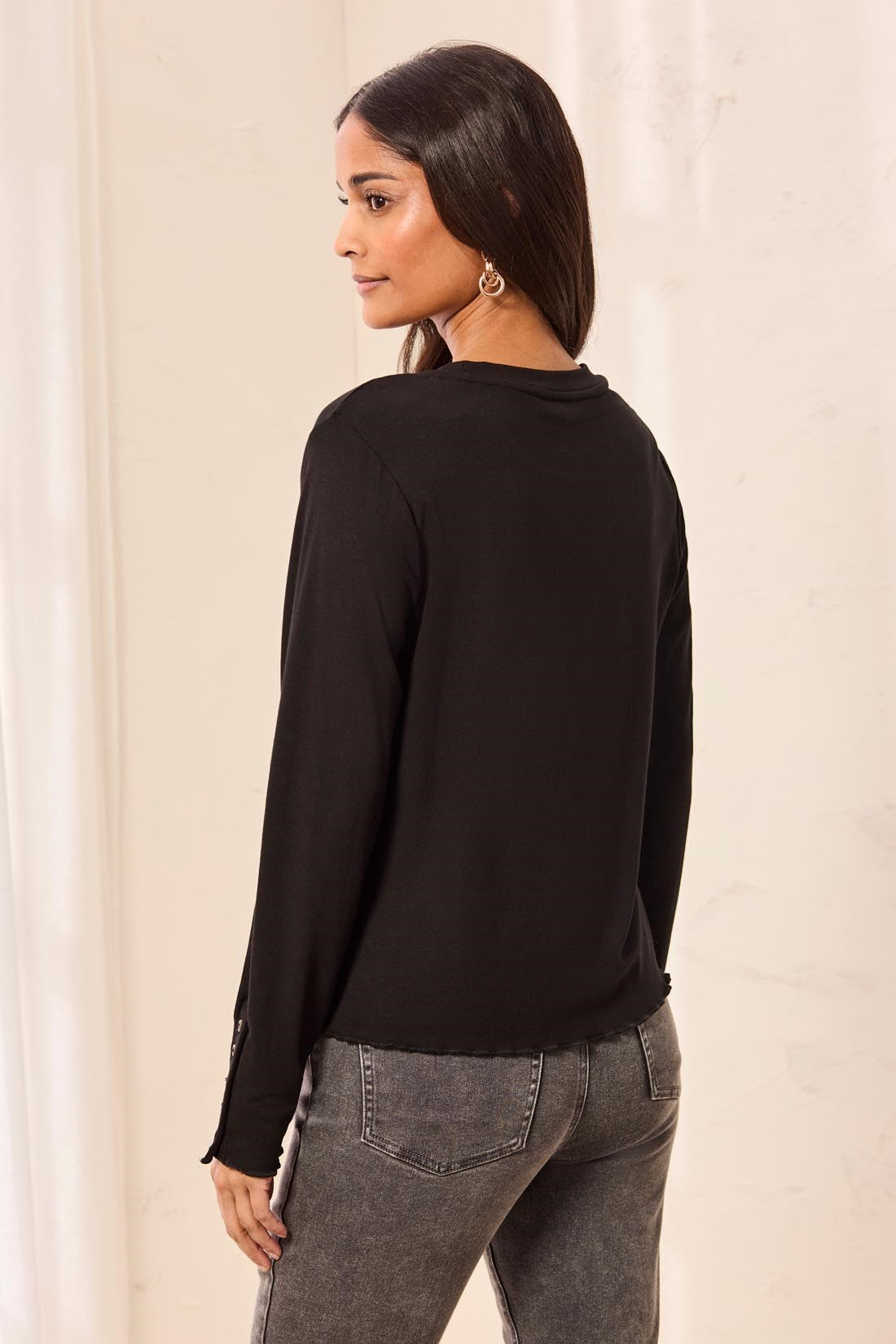 Cuff Knit Top