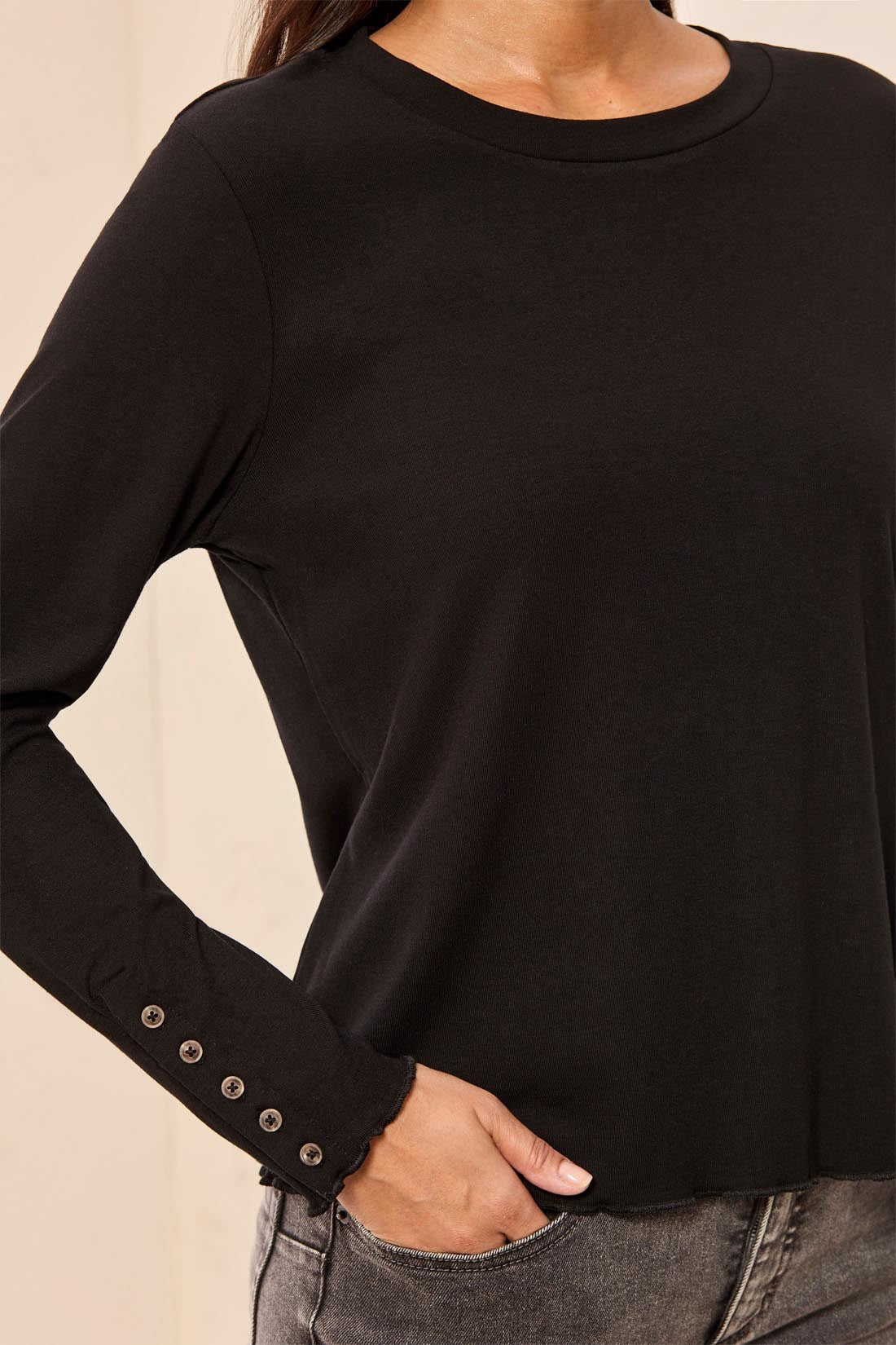 Cuff Knit Top
