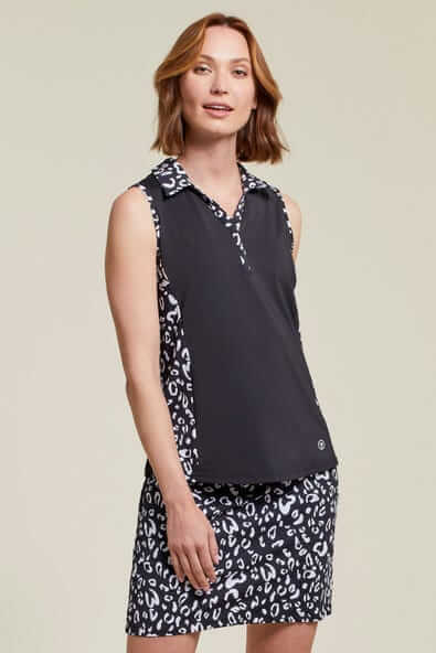 Collared Sleeveless Top