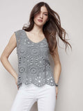 Crochet V-Neck