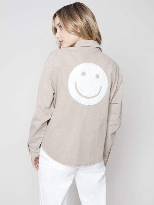 Smiley Patch Jacket