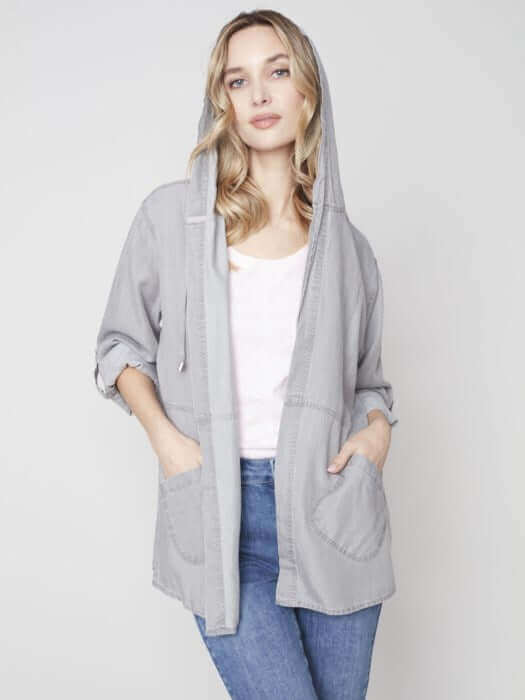 Printed Hooded Duster