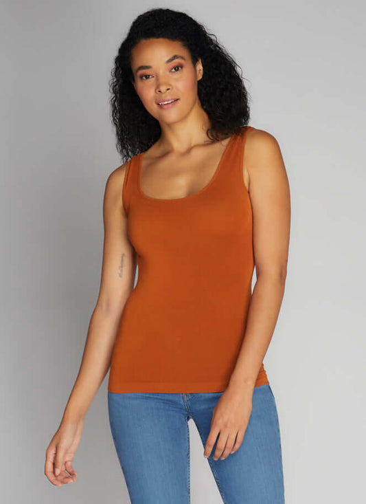 orange rust bamboo tank