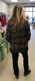 Button Front Plaid