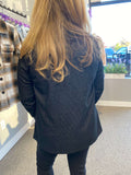 Scoop Neck Button Trim