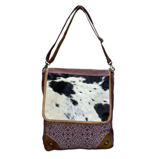 Printed Canvas Crossbody