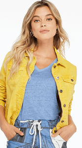 Zipper Denim Jacket