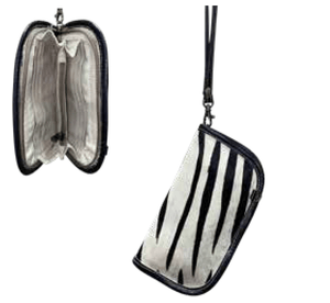 Brown Zebra Crossbody