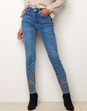 Embroidered Sparkle Jean