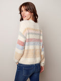 Fuzzy Stripe Sweater