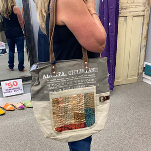 Washed Canvas Tote